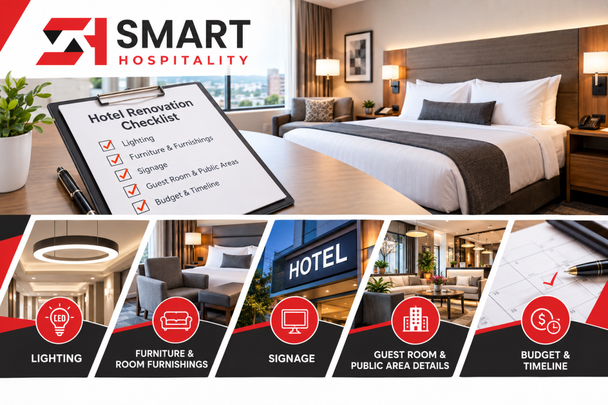 Hotel Renovation Checklist: What to Order Before You Start