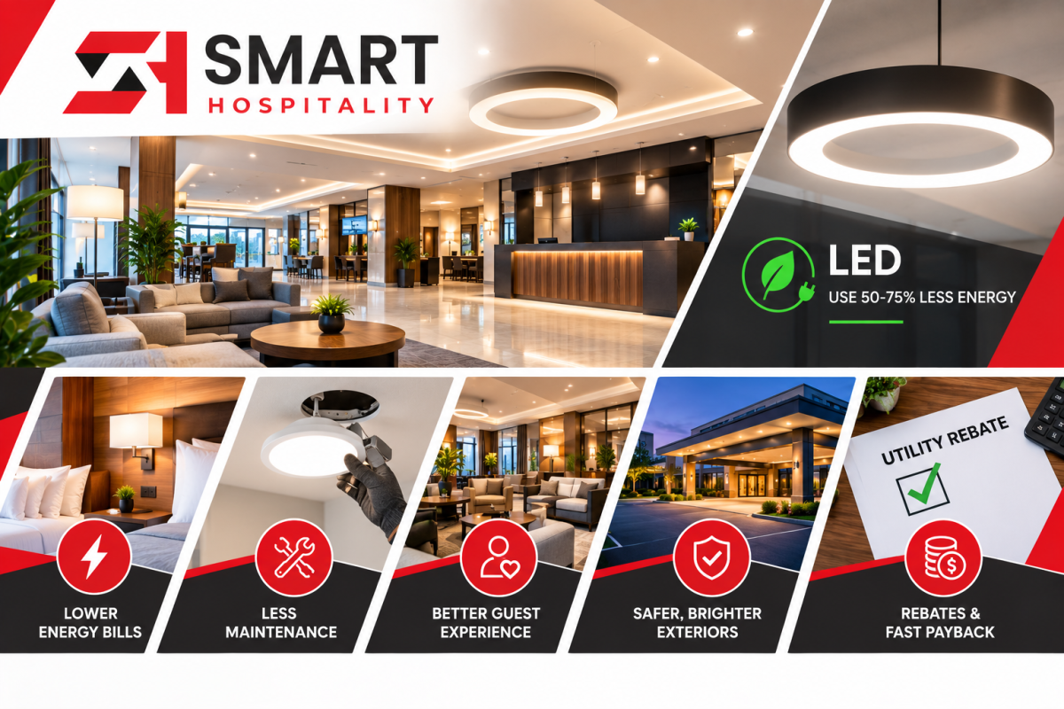 How LED Lighting Upgrades Cut Hotel Energy Costs