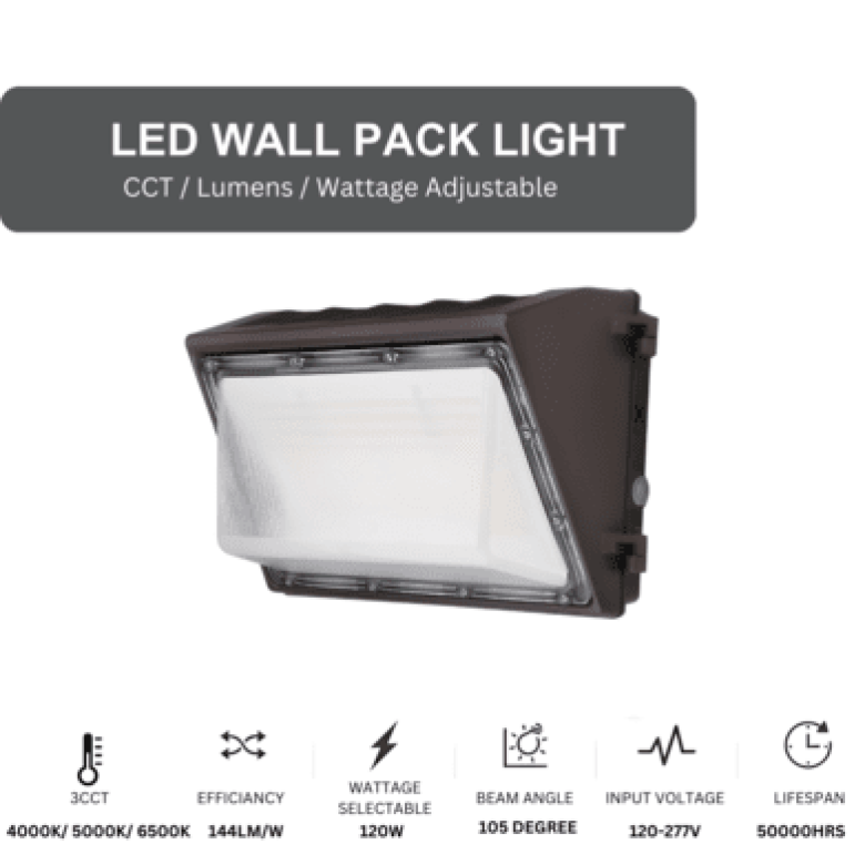 60W LED WALL PACK (PHOTOCELL)