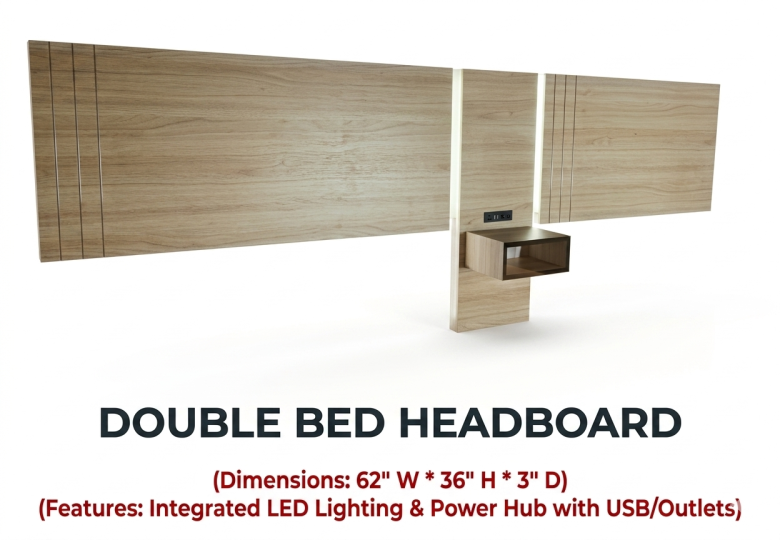 Double Bed Headboard