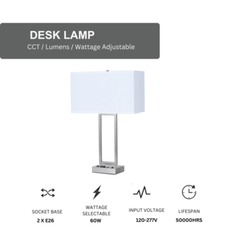 SES-306 DOUBLE TABLE LAMP