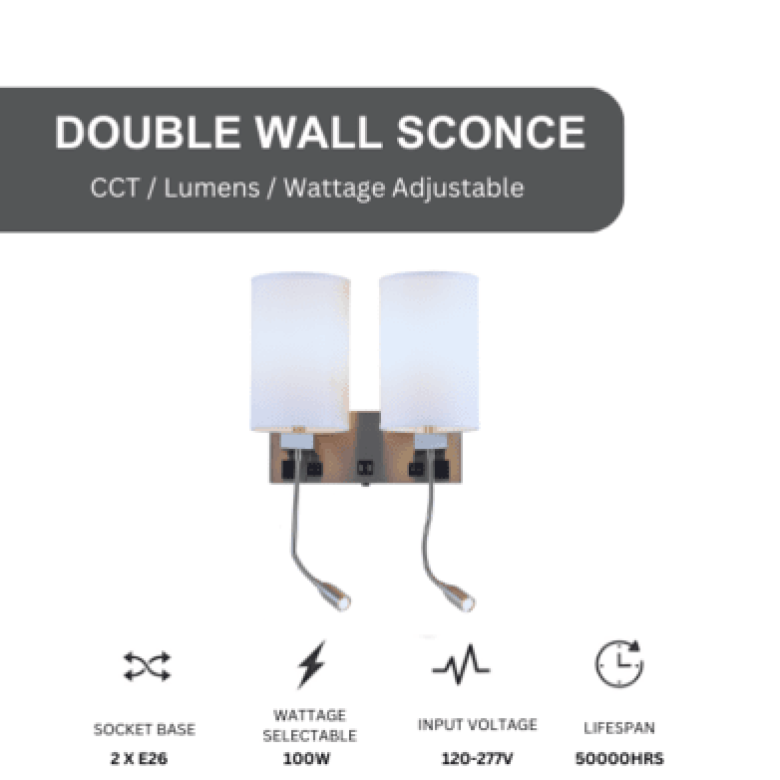 SES-403 DOUBLE WALL SCONCE